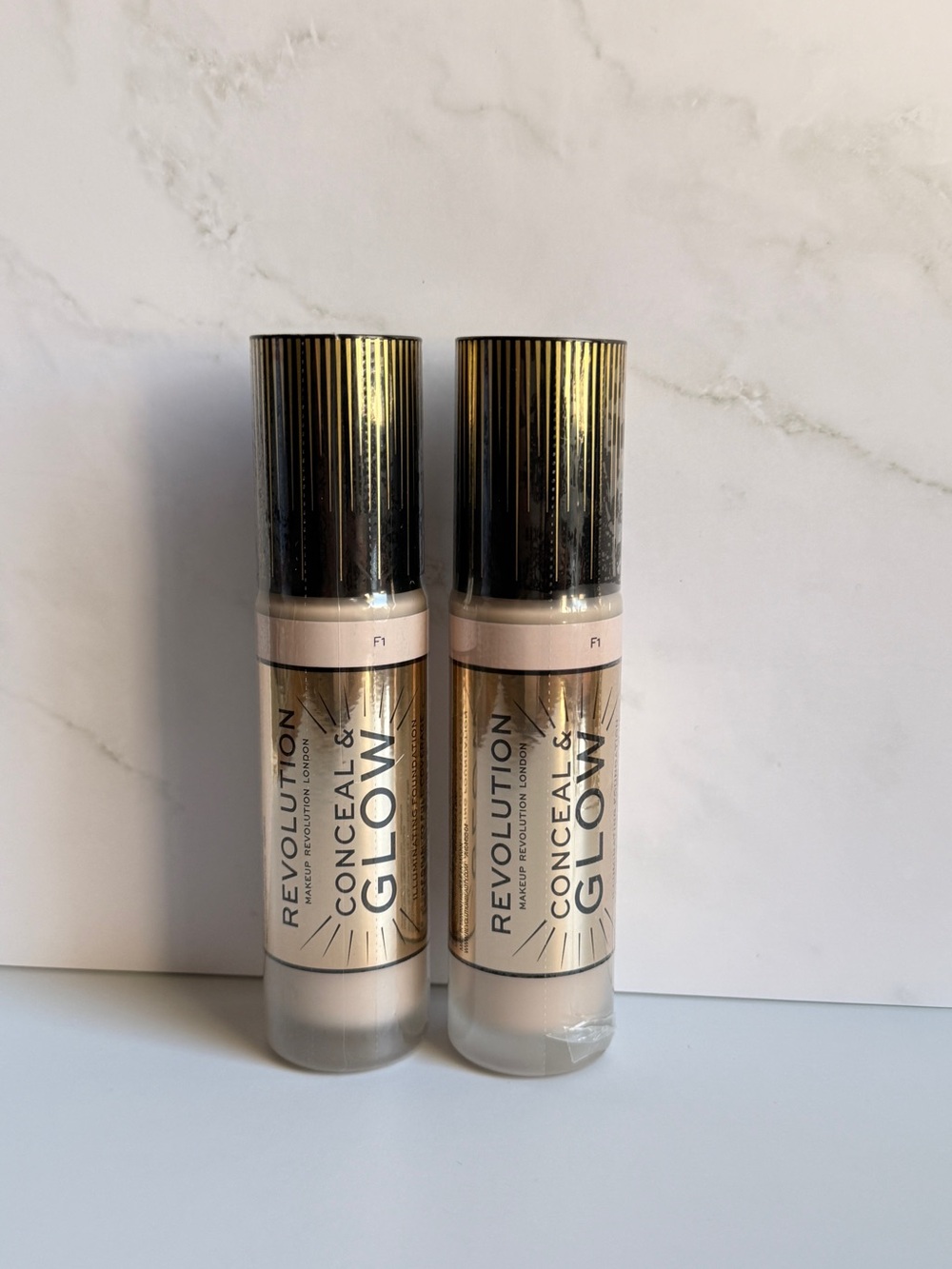 NEW Revolution Conceal & Glow Foundation F1 | Full Size | Multiple Available